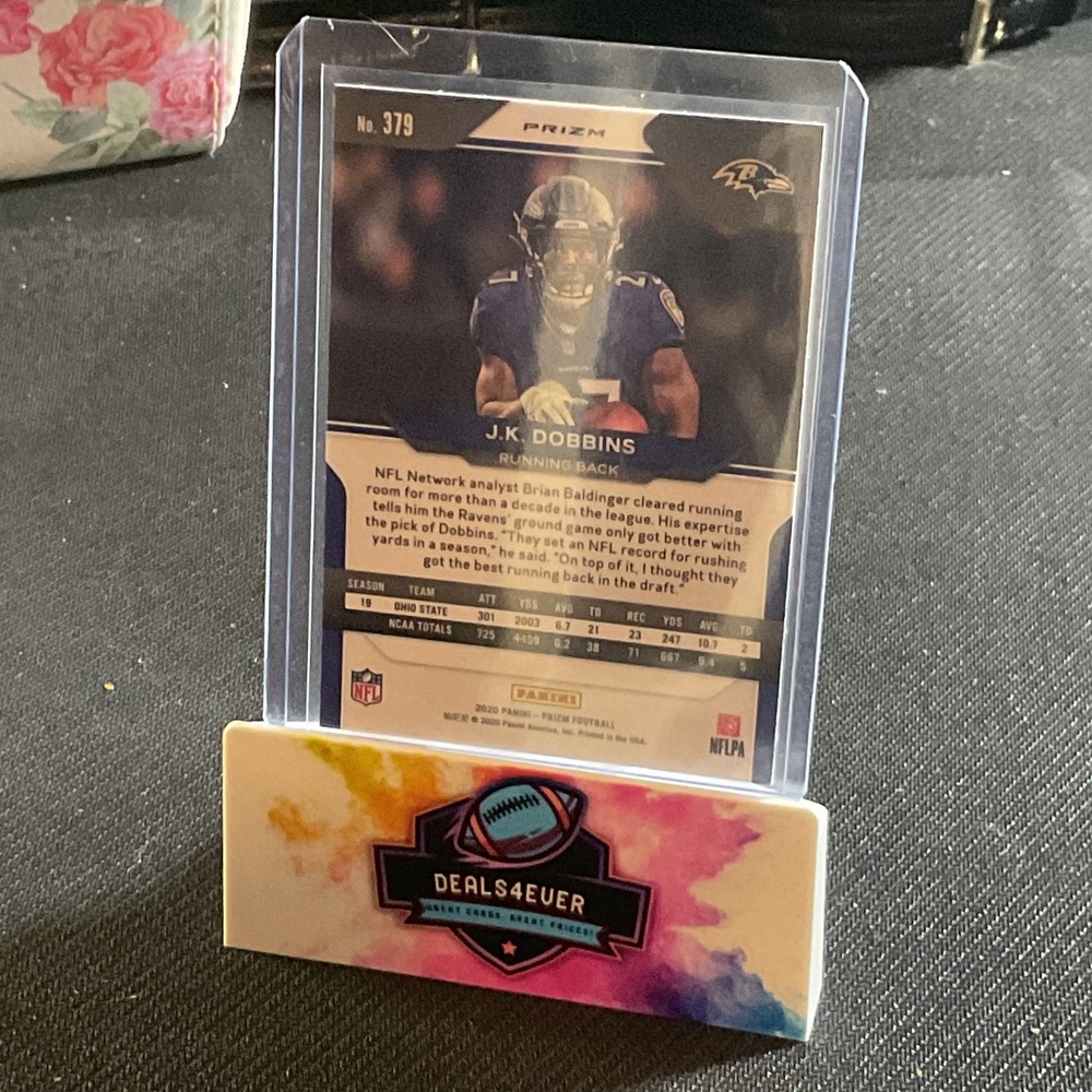 Prizm JK Dobbins Red White And Blue RC Prizm - Picture 2 of 2